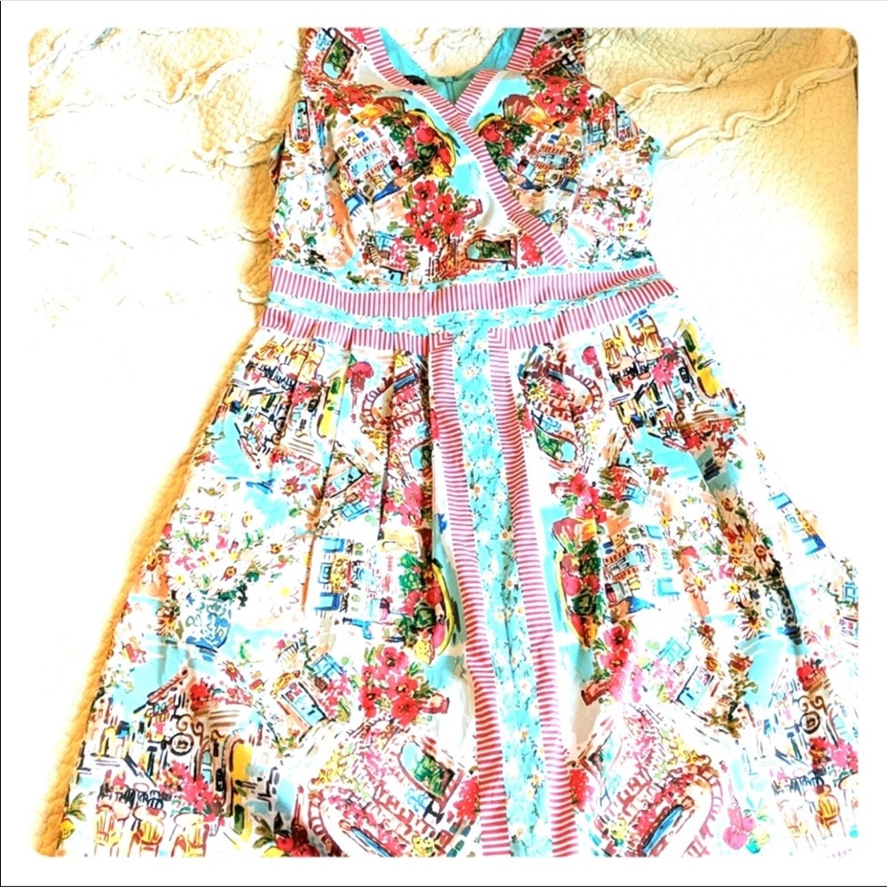 Talbots Petites Italian Bistro Dress - Picture 3 of 7
